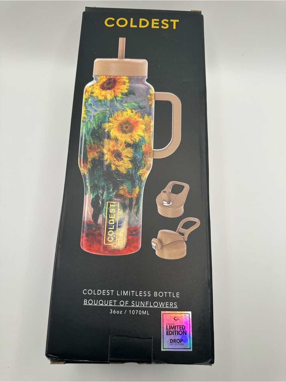 Coldest Limitless Bottle - Bouquet of Sunflowers (Tan)